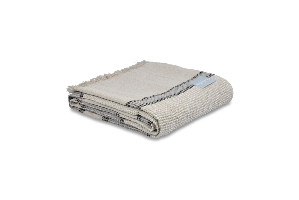 Grey Stripe Throw Collection