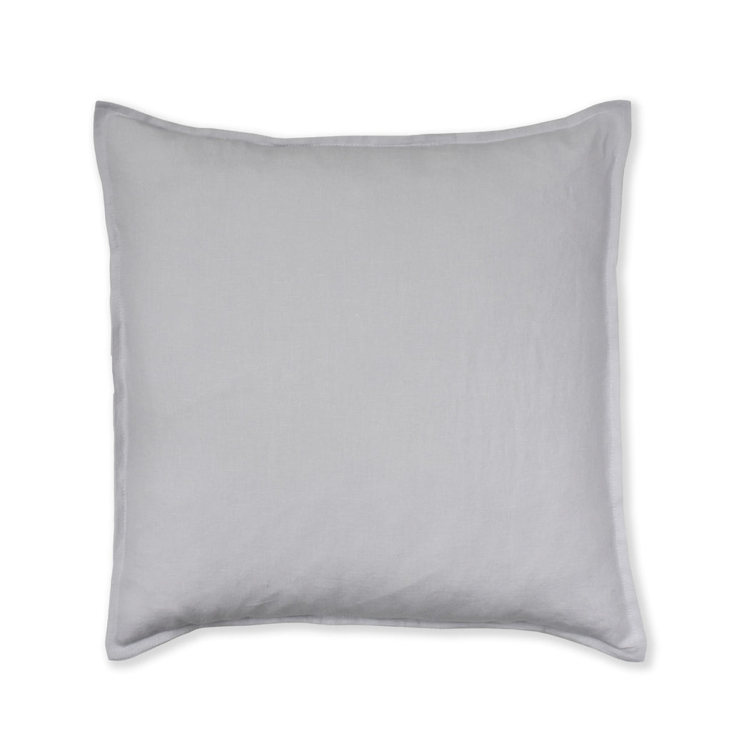 Sea Mist Grey Linen Cushion Cover