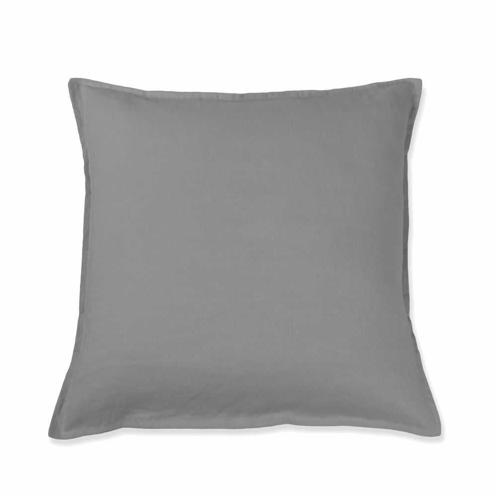 Light Grey Linen Cushion Cover