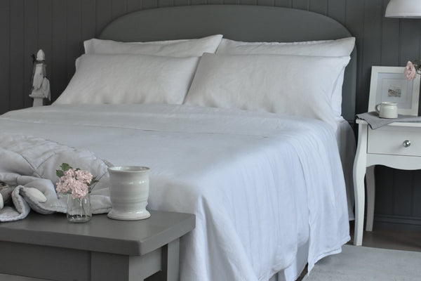 Linen flat 2025 sheet queen